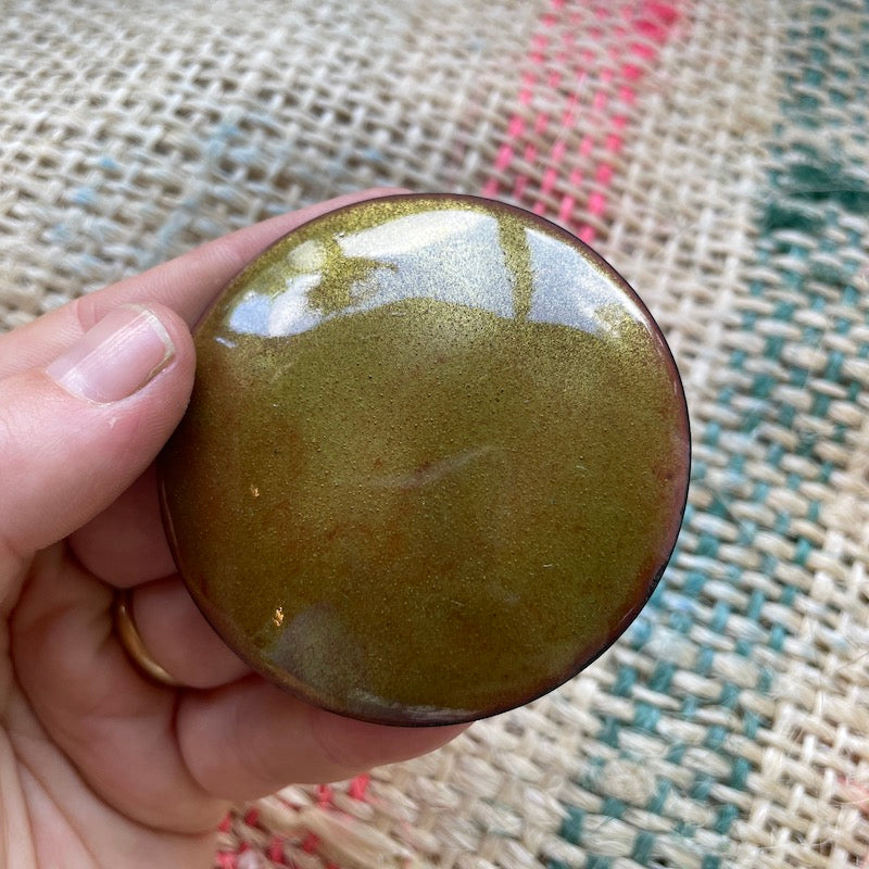 Mini Black Enamel Rosemary "Doodle" Trinket Dish