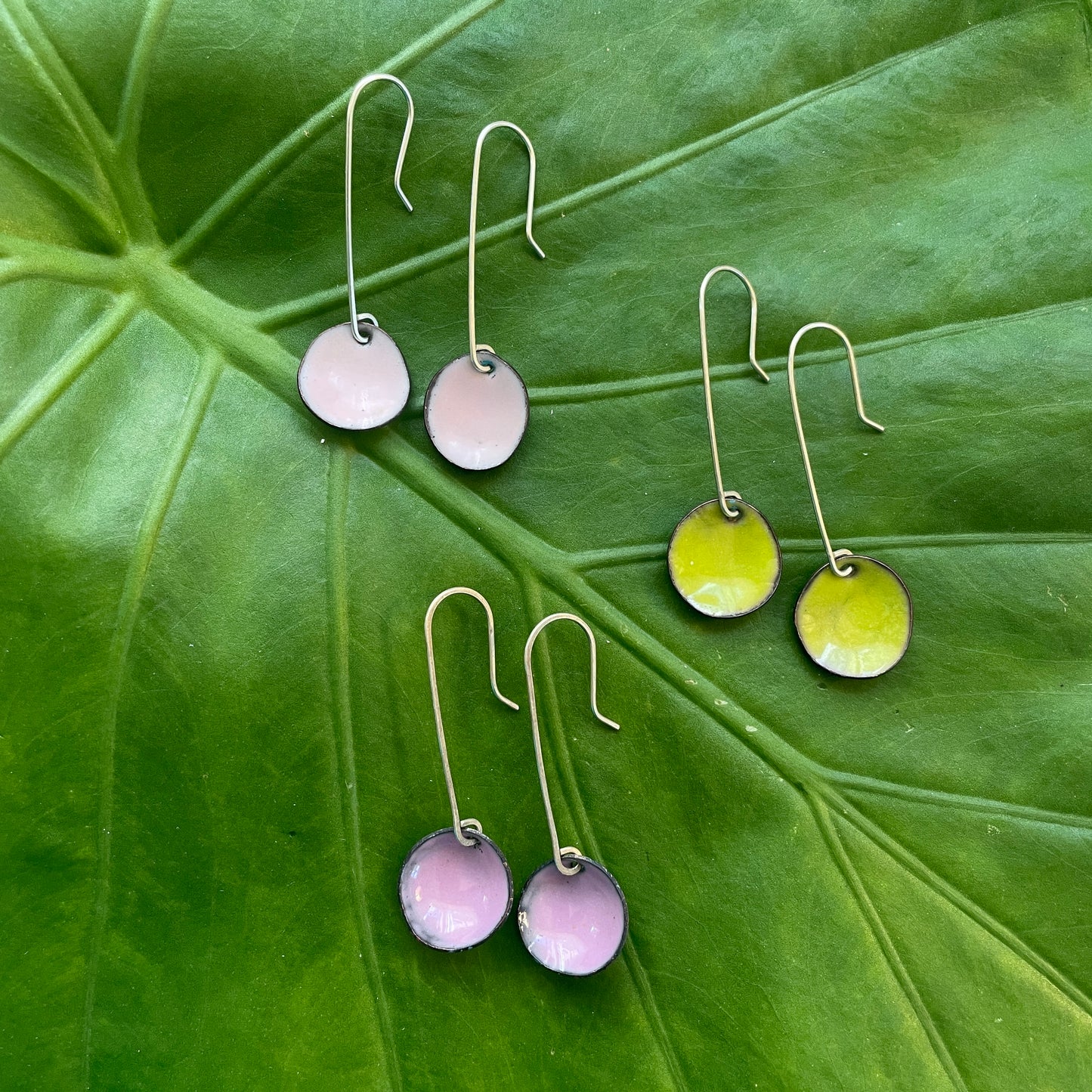 Small Long Flower Cup Earrings