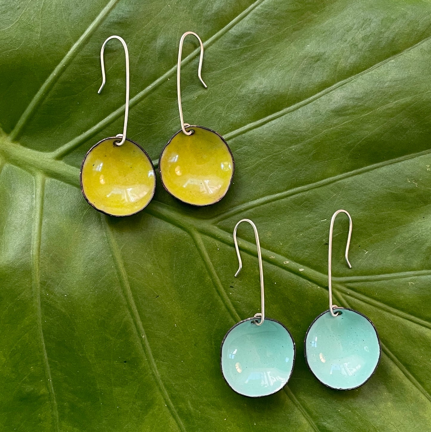 Large Long Flower Cup Earrings
