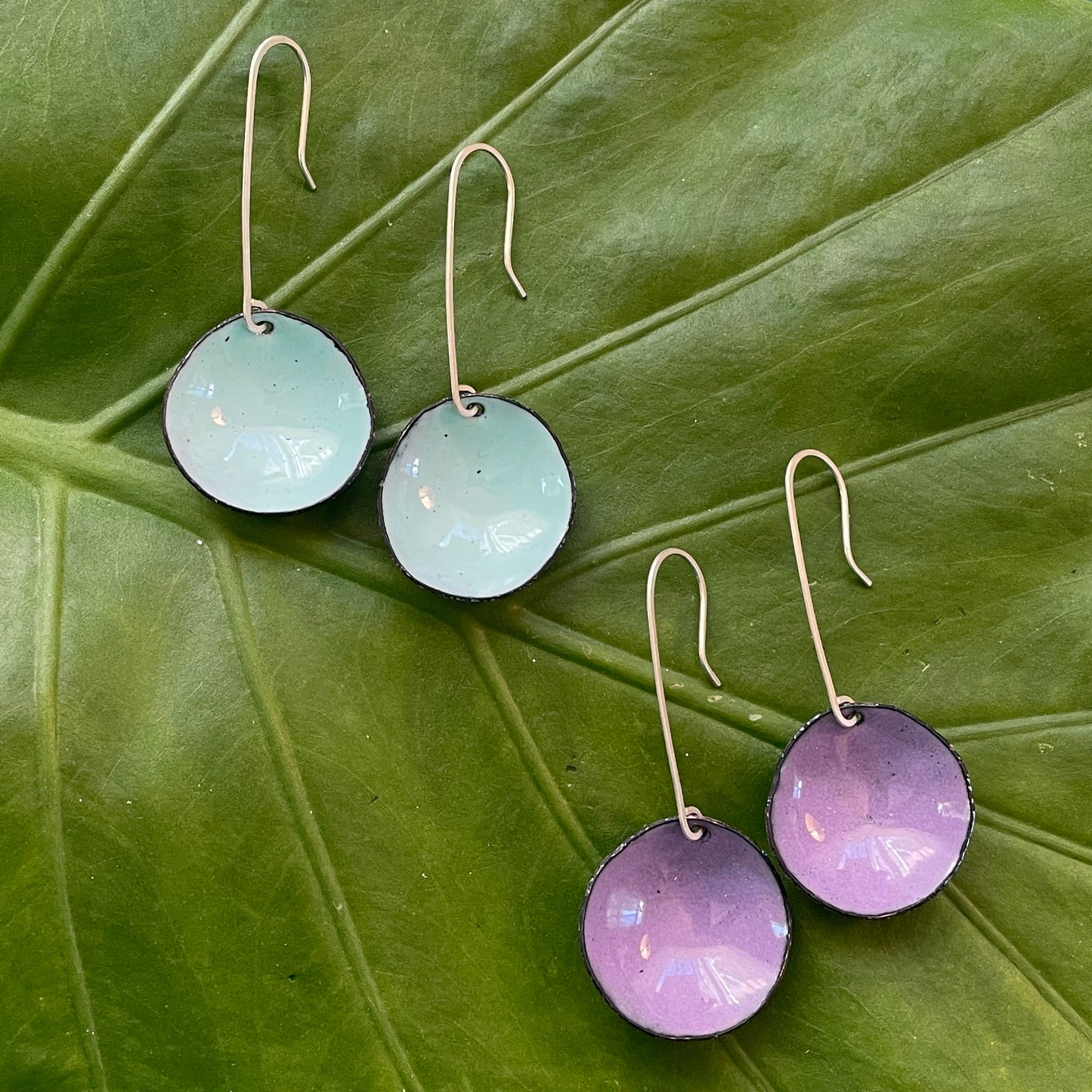 Large Long Flower Cup Earrings