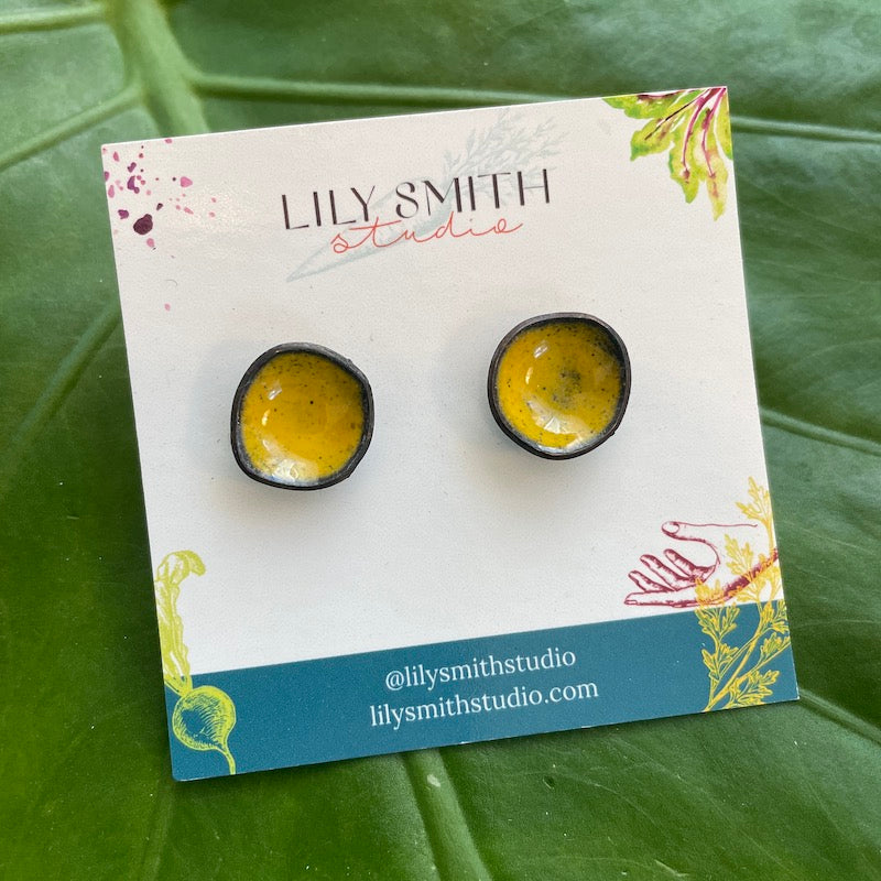 Flower Cup Post Earrings
