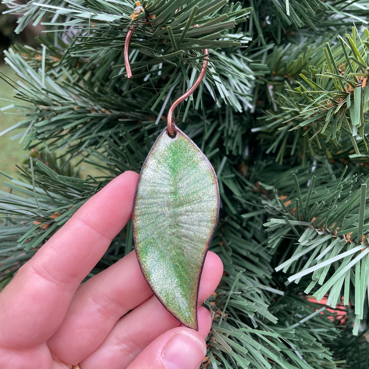 Green Leaf Ornament