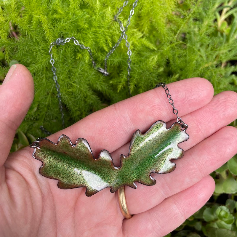 Oak Leaf Necklace