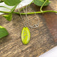 Chartreuse Enamel Seashell 'Doodle' Necklace