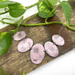 Pink Enamel Dogwood Blossom 'Doodle' Statement Necklace