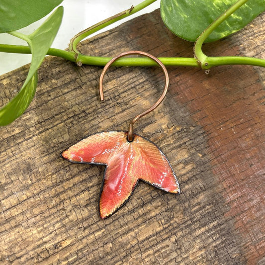 Pink Leaf Ornament