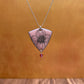 Pink Enamel Dogwood 'Doodle' Necklace