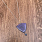 Purple Enamel Aster 'Doodle' Necklace