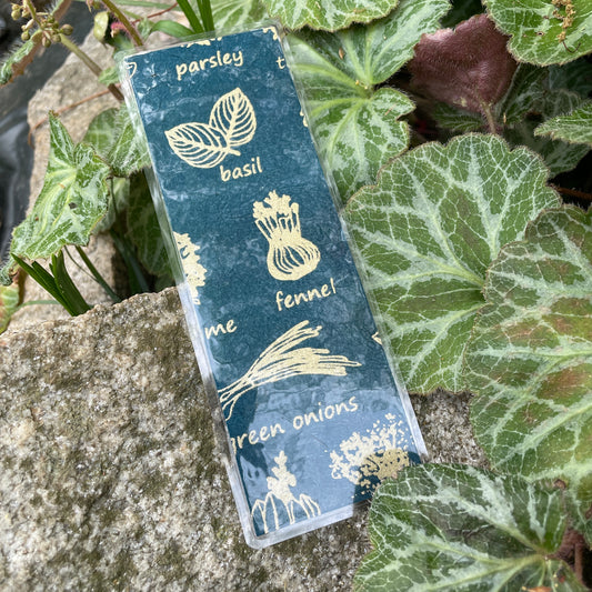 Herb Decorative Paper Bookmark