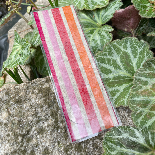 Striped Decorative Paper Bookmark