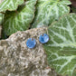 Water Blue Dot Earrings