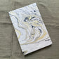 Large Neutral Marbled Book