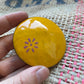 Mini Orange Enamel Poppy "Doodle" Trinket Dish