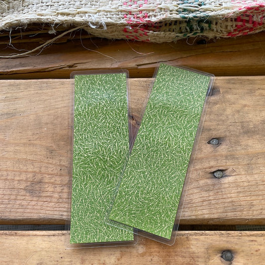 Green & Gold Decorative Paper Bookmark