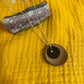 Black & Brown Flower Cup Necklace