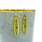 Lemon Sorbet Enamel Carrot 'Doodle' Earrings