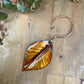 Golden Brown Leaf Ornament 2