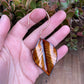 Golden Brown Leaf Ornament 2