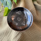 Black Enamel Pumpkin "Doodle" Trinket Dish