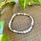 Glass Stretch Bracelets, Greys